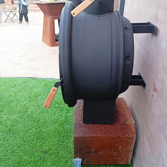 wood burning stove fireplace