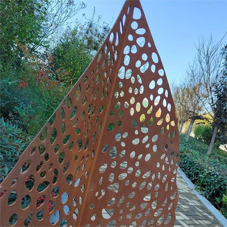 Customized Steel Leaf Arts Sculpture