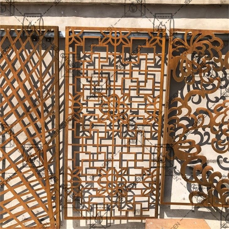 Corten Steel New Fence Panel
