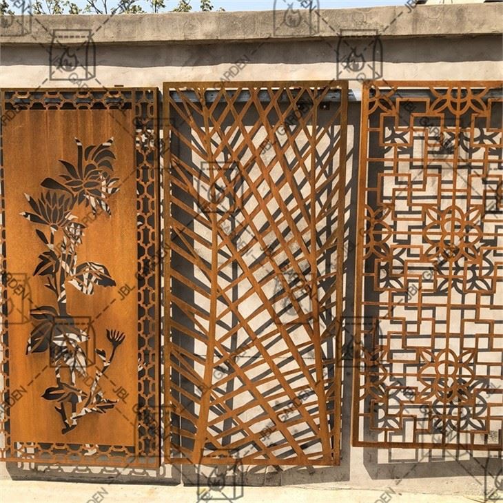 Corten Steel New Fence Panel