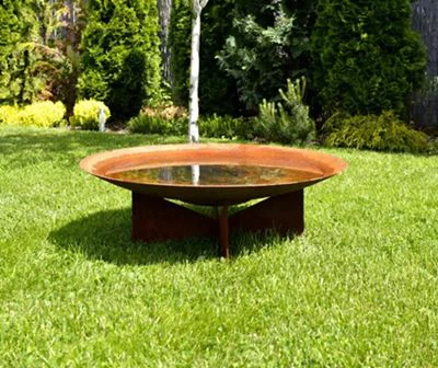 Corten Steel Water Feature Bowl