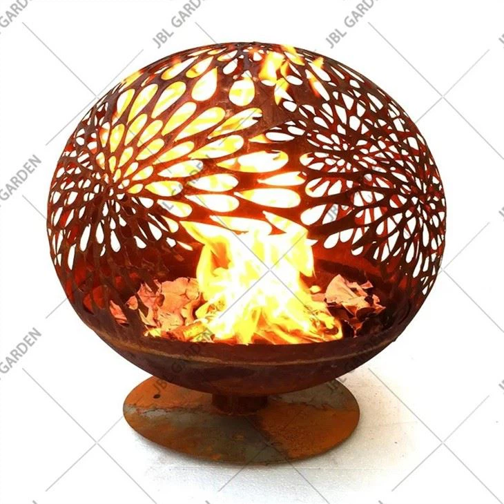 Fire Pit Ball Outside Decoration