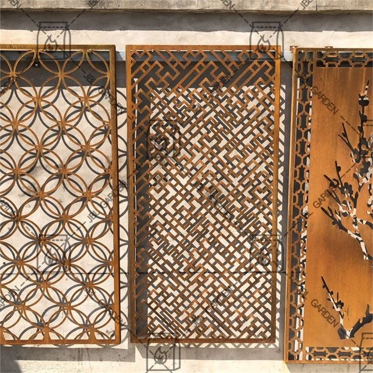 Morden Style Corten Steel Screens