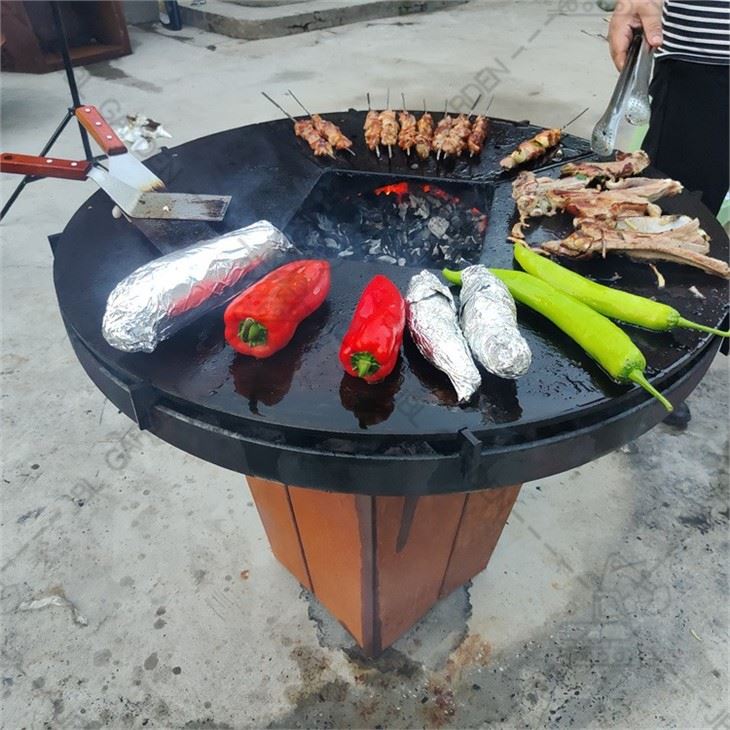 Portable Fire Pit With Bbq Grill