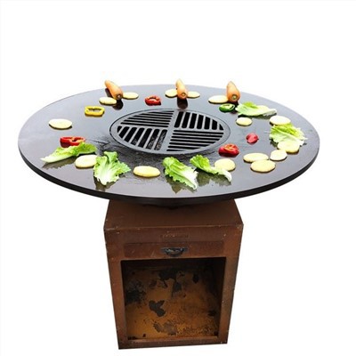 کوره فولاد BBQ گریل گریل سیگاری گریل