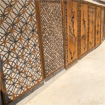 پنل شمشیربازی حریم خصوصی کورتن استیل