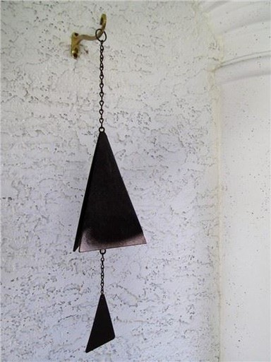 مثلث خلاق آهن آویزان زنگ باد