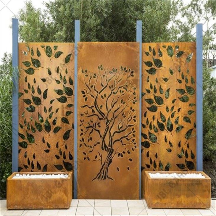 Steel Garden Wall Panels