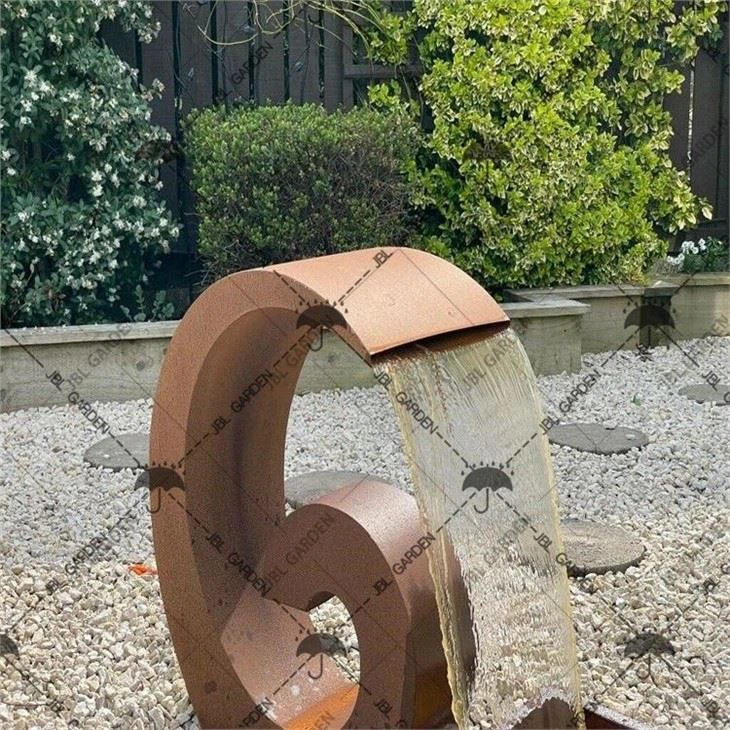 Water Feature Metal Bowl