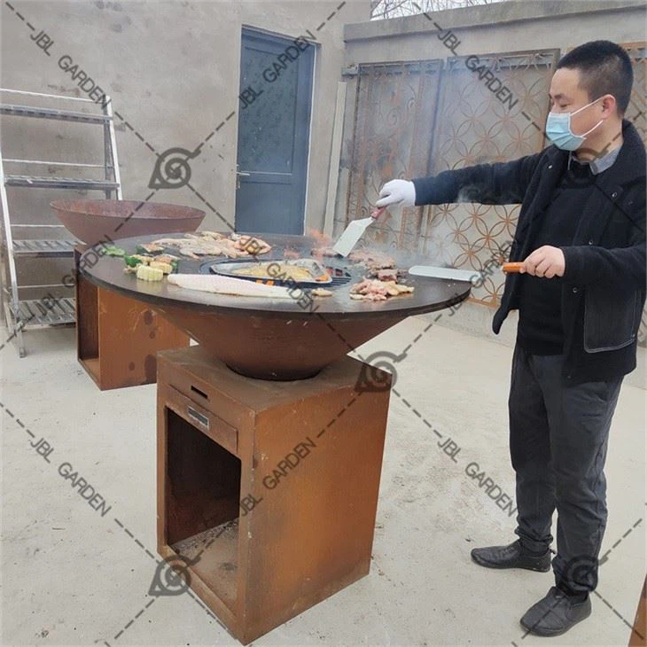 Weathering Corten Steel Bbq
