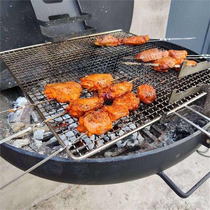 Wall Mounted Round BBQ