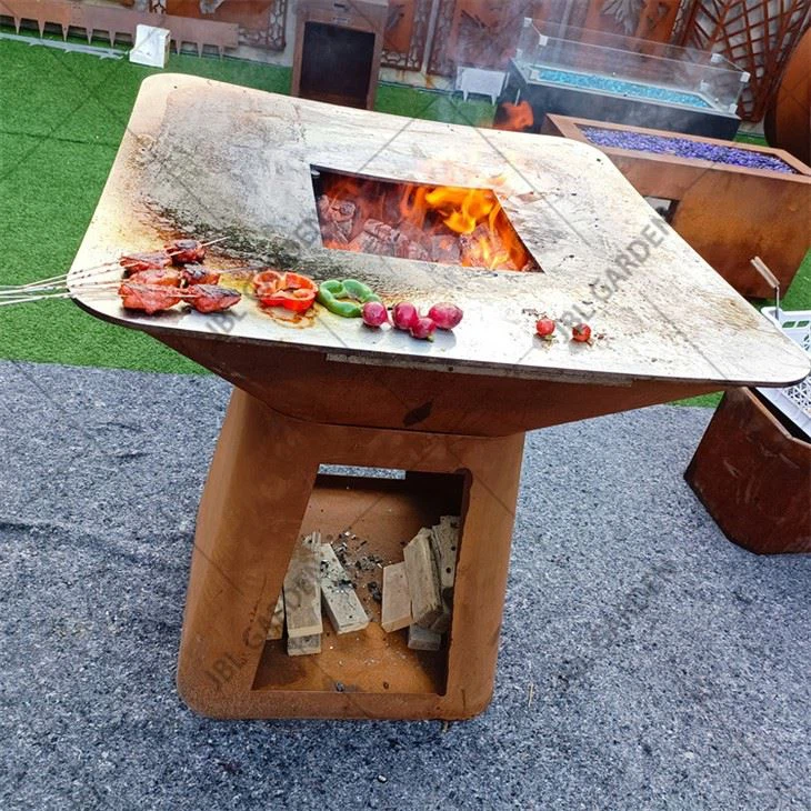 Bbq کورتن Rust Outdoor