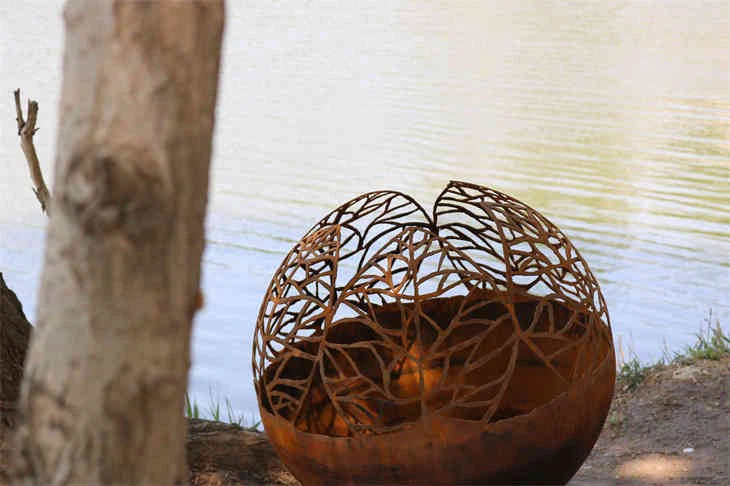 Corten Steel Firepit Ball suppliers