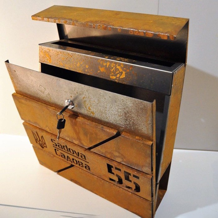 Corten Steel Letterbox