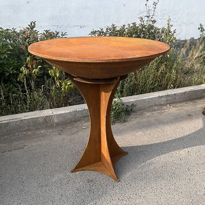 Custom Corten Steel BBQ Grill factory