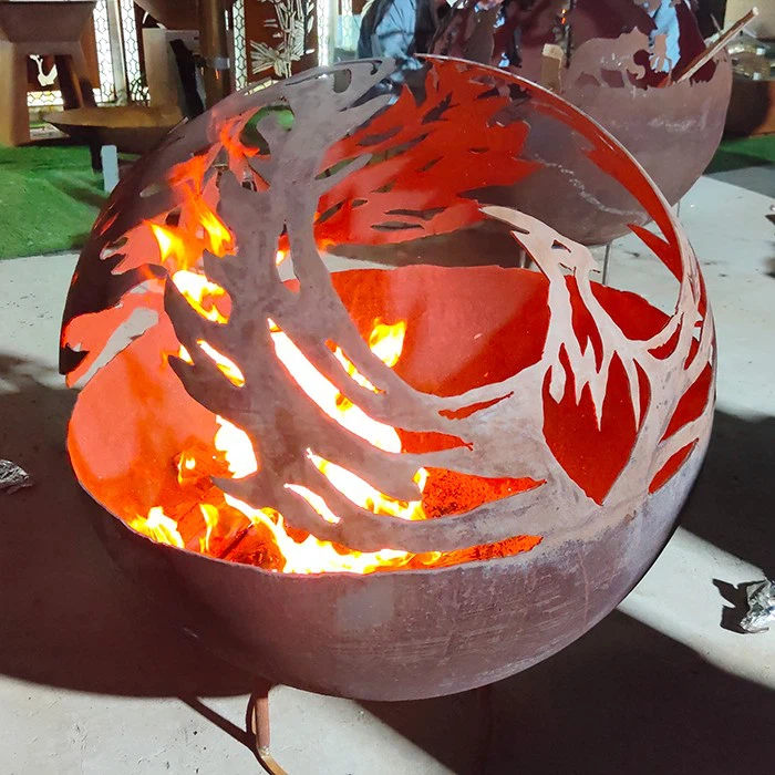 Garden Steel Fireball