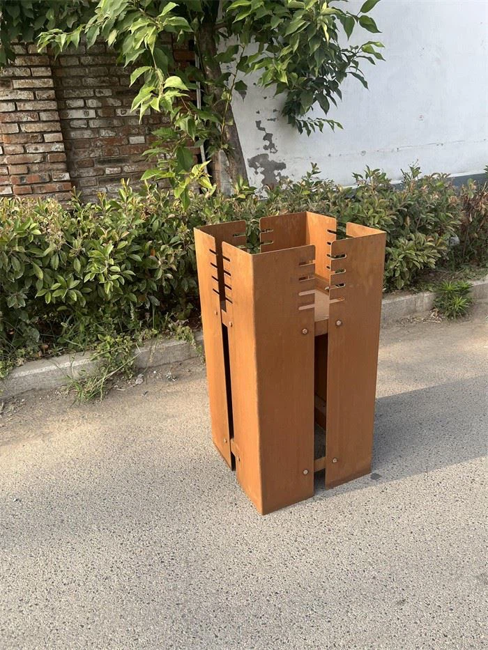 Multi Functional Outdoor Fire Pit Corten BBQ Fire Pit high quality