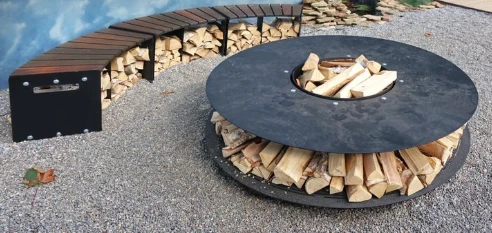 Garden Fire Pit Table