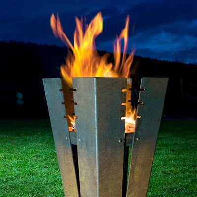 گودال آتش نشانی حیاط فولادی Firebowl