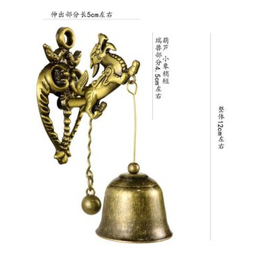 زنگ درب مغازه دار به سبک عتیقه قدیمی