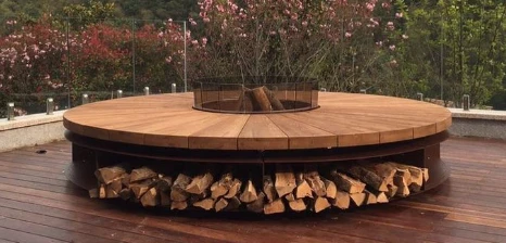 Steel Fire Pit With Chairs